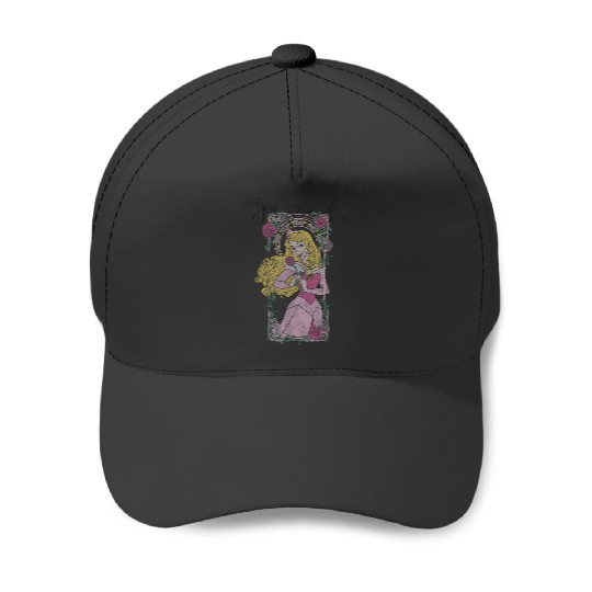Discover Disney Sleeping Beauty Aurora Dreams Come True Panel Baseball Caps