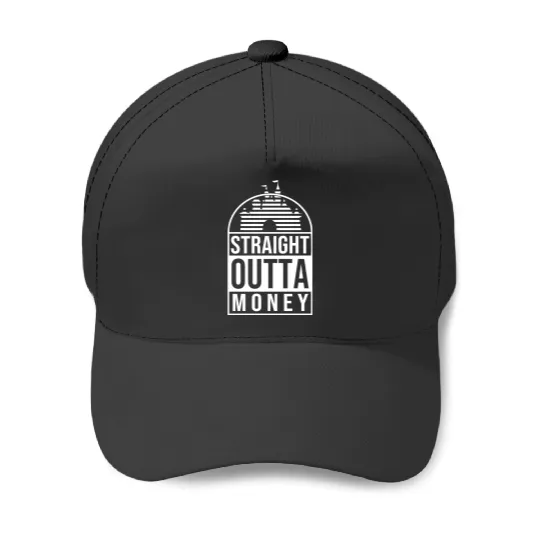 Straight Outta Money Baseball Caps, Funny Dad Baseball Caps, Disney Dad Baseball Caps, Gifts for Dad, Funny Disney World Baseball Caps