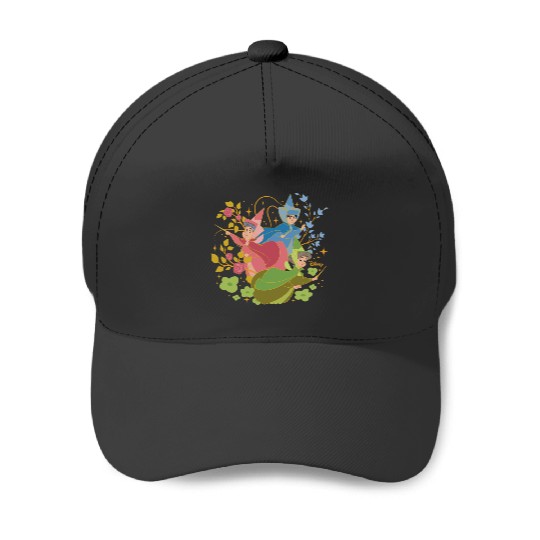 Disney Princess - Sleeping Beauty Flora Fauna Merryweather Baseball Caps