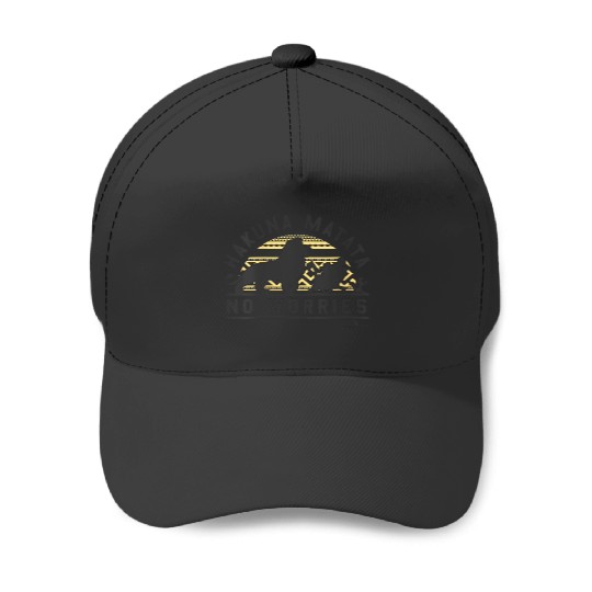Disneyss The Lion King Hakuna Matata No Worries Silhouettes Baseball Caps
