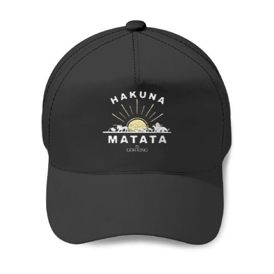 Disneyss The Lion King Hakuna Matata Sunrise Horizon Baseball Caps
