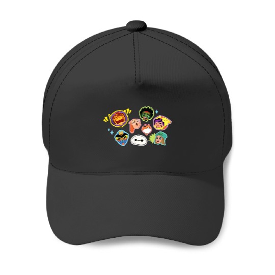 Disneyss Big Hero 6 Baymax And Hiro Superheroes Kawaii Baseball Caps