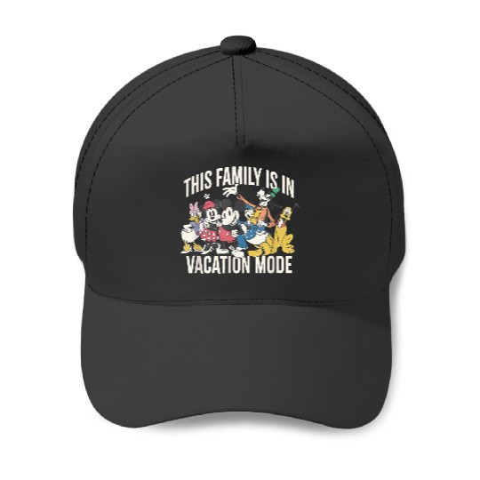 Discover Disney Mickey And Friends This Family Is In Vacation Mode Baseball Caps
