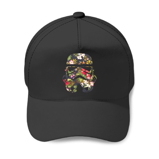 Star Warss Tropical Stormtrooper Floral Print Disney Baseball Caps