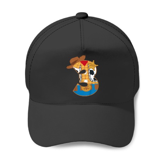 Discover Kids Disney And Pixars Toy Story Third Birthday 3 Years Old Baseball Caps