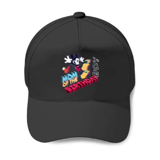 Discover Disney Mickey Mouse Family Star Mom Of The Birthday Boy Baseball Caps