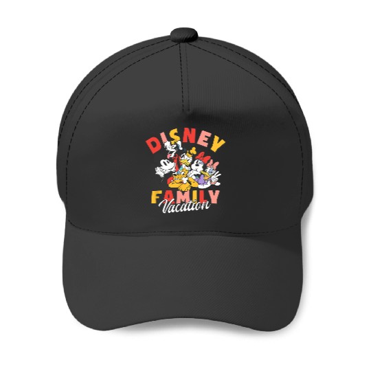 Discover Disney Mickey And Friends Disney Family Vacation Chest Logo Baseball Caps