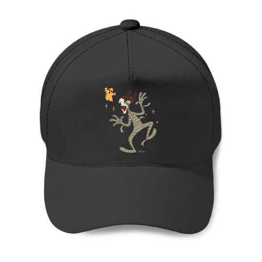 Disneyss Goofy Halloween Mummy And Spooky Ghosts Baseball Caps