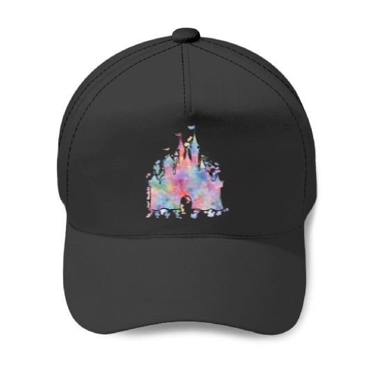 Watercolor Castle Baseball Caps, Disney Magic Kingdom Baseball Caps