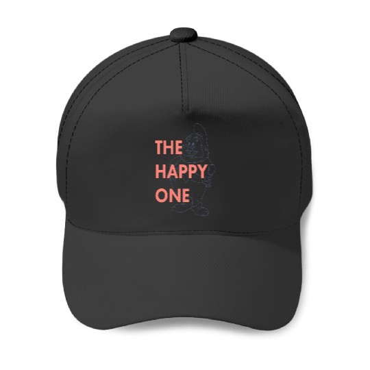Discover Disney Snow White The Happy One Outlined Graphic Baseball Caps