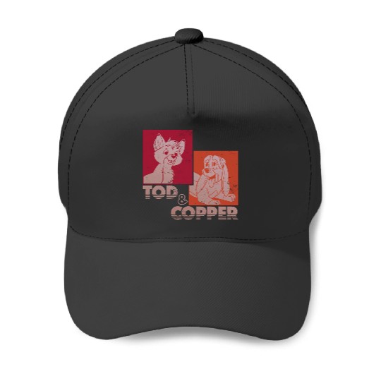 Disney The Fox and the Hounds Tod Copper Retro Baseball Caps