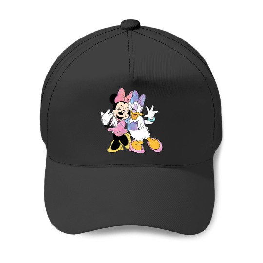 Discover Womens Disney Minnie Mouse and Daisy Duck Best Friends VNeck Baseball Caps
