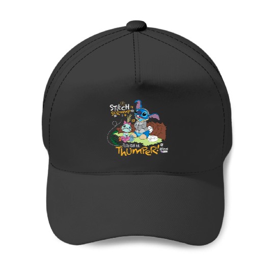 Disney 100 Stitch in Costume Bambi They Call Me Thumper Baseball Caps