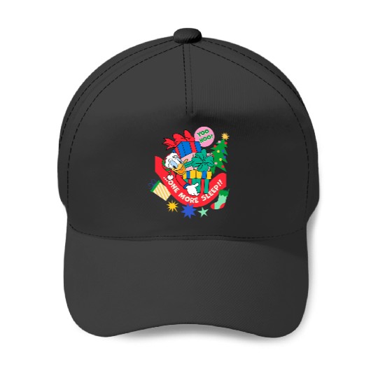 Discover Disney Donald Duck Christmas Holiday One More Sleep Baseball Caps
