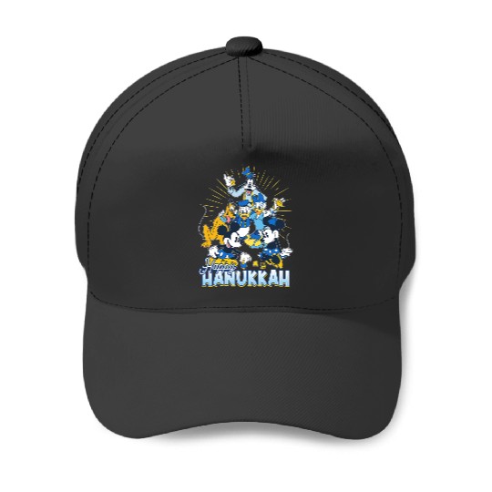 Disney Mickey And Friends Happy Hanukkah Dreidel Baseball Caps