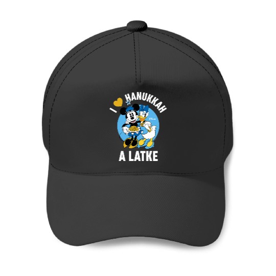 Disney - Minnie Daisy I Love Hanukkah A Latke Baseball Caps