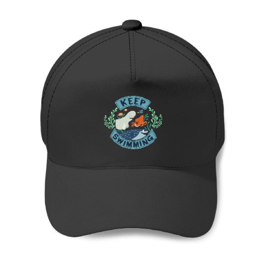 Disney Pixar Finding Dory Hank & Destiny Keep Swimming Baseball Caps