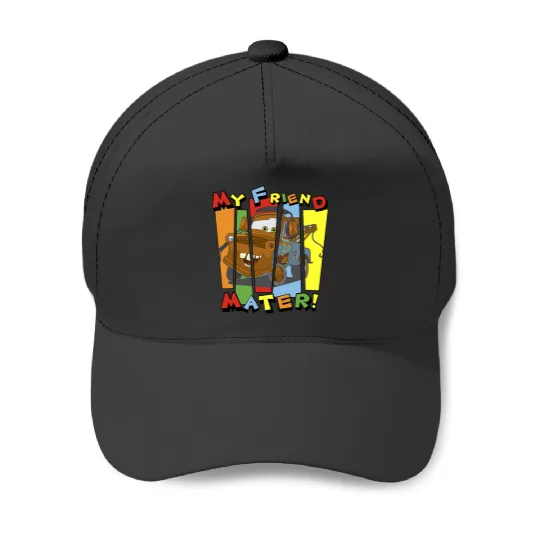 Discover Disney Pixar Cars My Friend Mater! Colorful Panels Baseball Caps