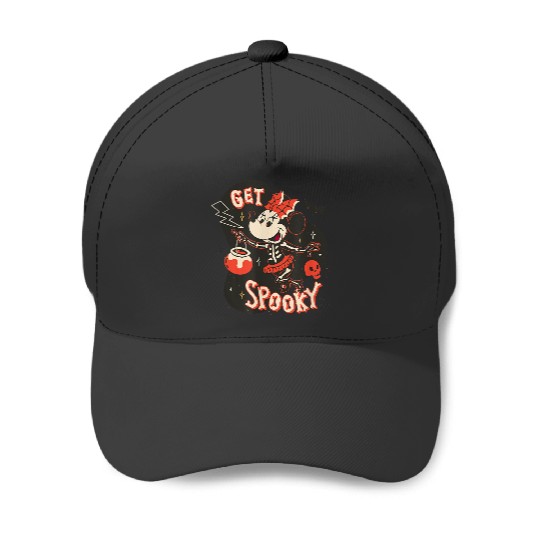 Disney Minnie Mouse Halloween 2024 Get Spooky skeletons Costume Baseball Caps