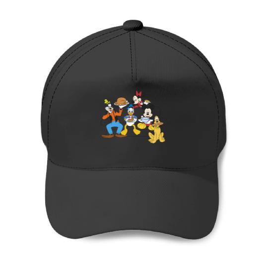 Disney Mickey Friends Thanksgiving Friendsgiving Couch Happy Thanksgiving 2024 Baseball Caps