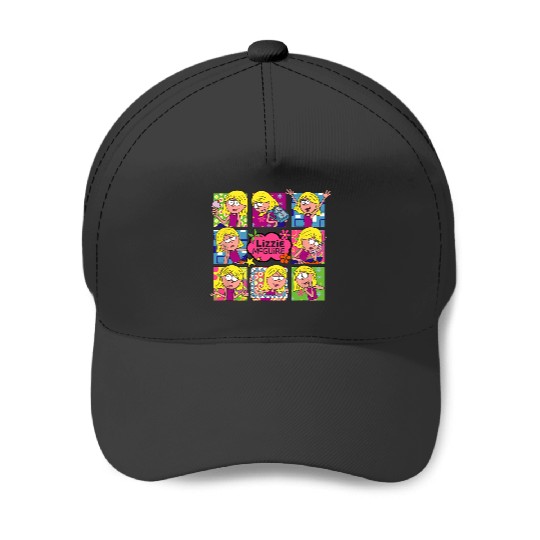 Disney Lizzy McGuire Multi Lizzie's Moods Big Chest Panels Baseball Caps