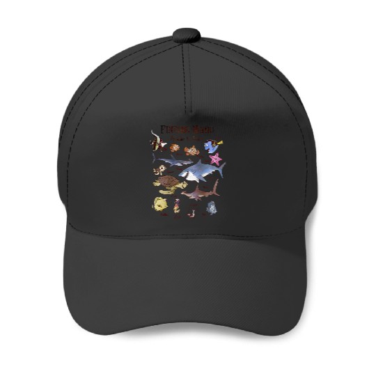 Disneyss Pixars Finding Nemo Fish Guide Baseball Caps