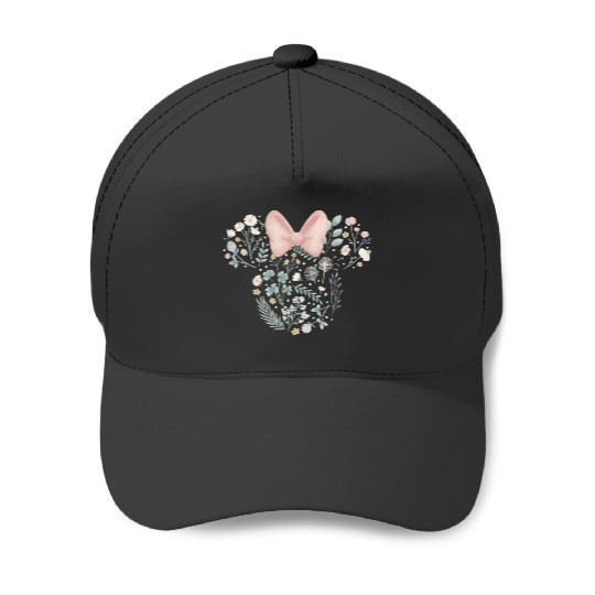 Disney Minnie Mouse Icon Spring Flowers Baseball Caps