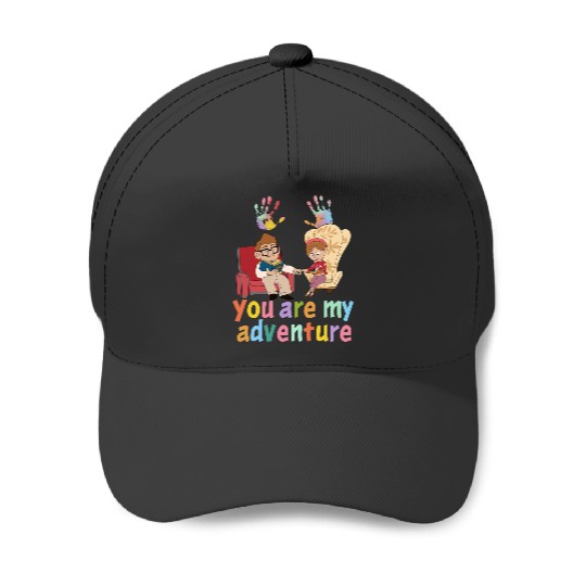 Disney Movie You Are My Adventure Baseball Caps, Disney Couple Carl and Ellie Baseball Caps