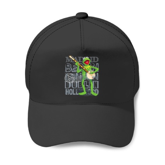 Disney The Muppets  World Tour Kermit Banjo Post Baseball Caps