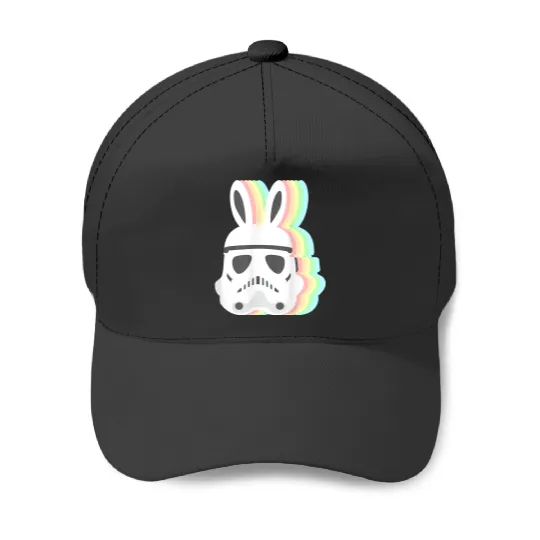 Star s Easter Stormtrooper Pastel Bunny Ears Disney+ T-Shirt Baseball Caps
