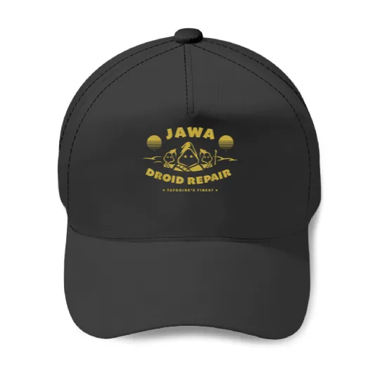 Star s Jawa Droid Repair Tatooine Finest Disney+ T-Shirt Baseball Caps