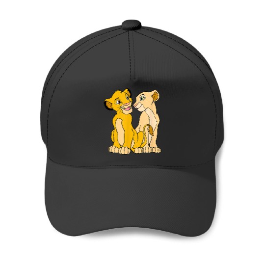 Disney The Lion King Cute Simba Nala Big Chest Portraits Baseball Caps