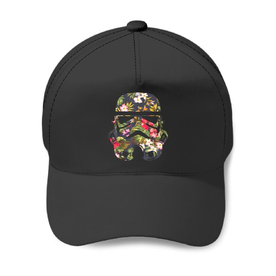 Tropical Stormtrooper Floral Print Disney+ T-Shirt Baseball Caps