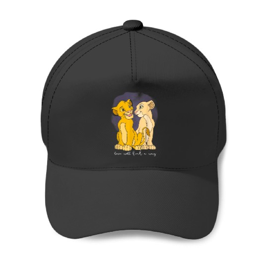 Disney The Lion King Valentines Day Simba Nala Baseball Caps