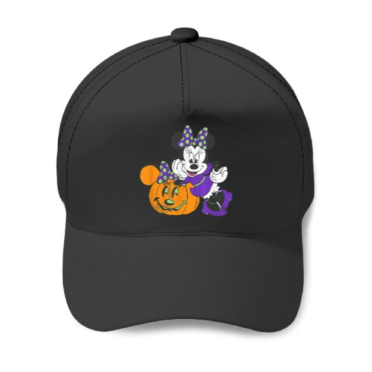 Disney Minnie Mouse Pumpkin Halloween Baseball Caps