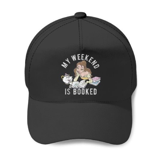 Disney Beauty And The Beast Belle My Weekend Is Booked Short Sleeve  Small Baseball Caps
