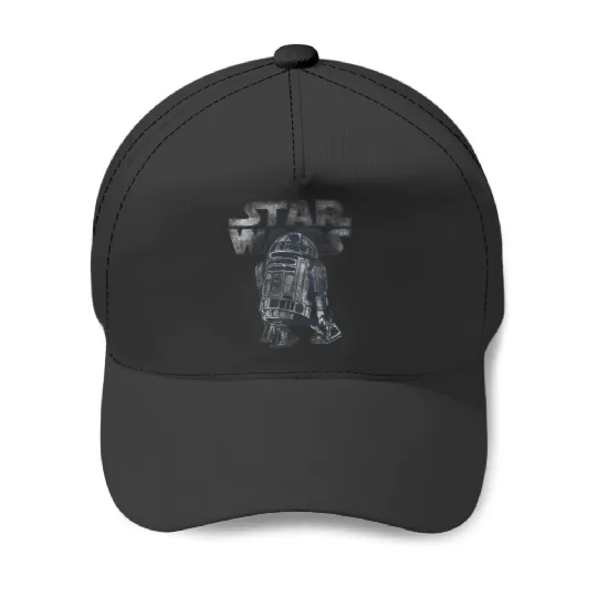 Star Wars R2D2  Distressed C2 Disney Baseball Caps