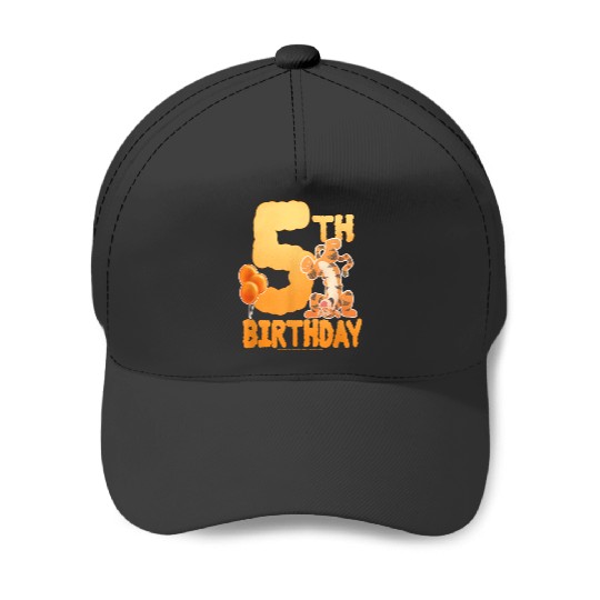 Disney Winnie The Pooh Birthday Tigger Fifth Bir Baseball Caps
