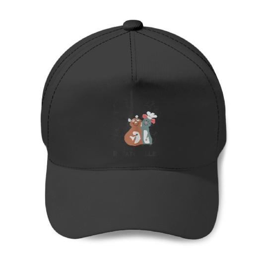 Disney Pixar Ratatouille Remy Emile Cute Hug Paris Shot Baseball Caps
