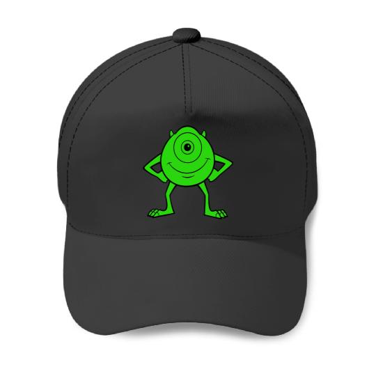 Disney Pixarss Monsters Inc. Mike Wazowski Cyclops Retro Baseball Caps