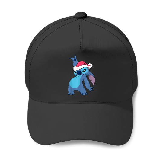 Disney Lilo Stitch Christmas 2024 Santa Hat Stitch Portrait Baseball Caps