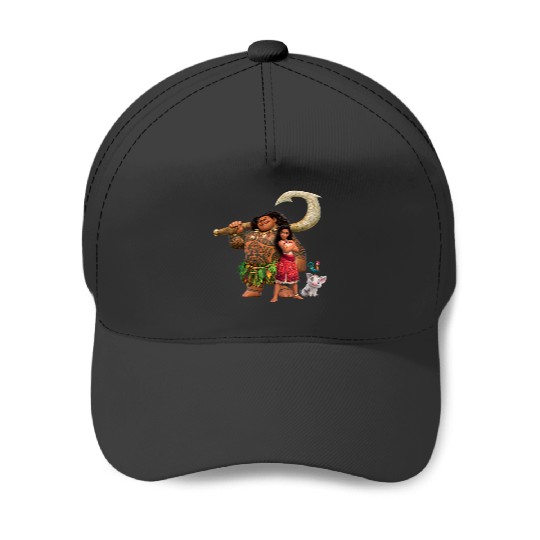 Disney Moana 2 Maui Pua Heihei Ready for a New Adventure Baseball Caps