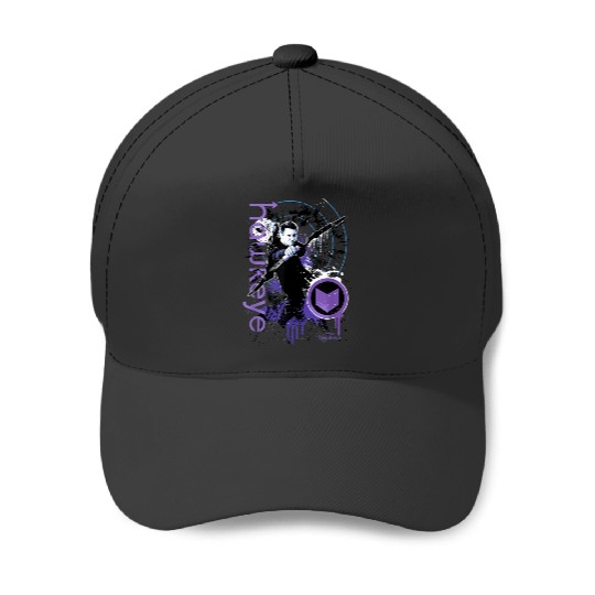 Marvel Hawkeye Disney Plus Target Paint Splatter Baseball Caps