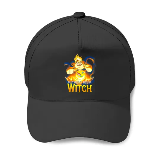 Disney Little Mermaid Ursula Evil Witch Portrait Baseball Caps