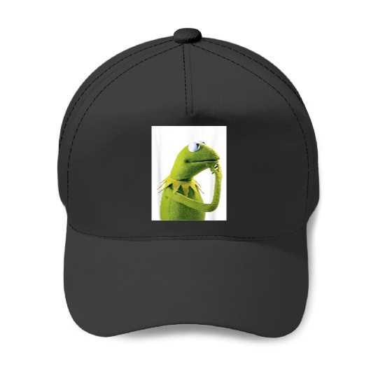 Disney The Muppets K the frog Thinking Side Portrait Baseball Caps