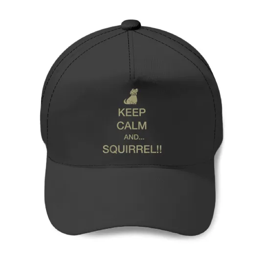 Disney Pixar Up Keep Calm And Squirrel Dug Baseball Caps