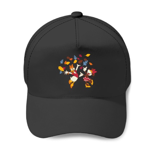 Disney Minnie Mouse and Daisy Duck Thanksgiving Fun Long Sleeve Baseball Caps