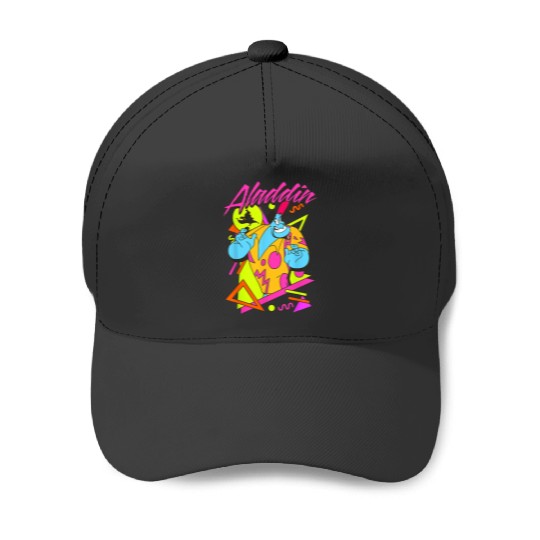 Disney Aladdin Genie 90s Style Retro  Portrait Baseball Caps