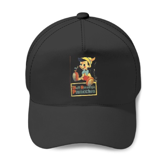 Disney Pinocchio  Portrait Baseball Caps