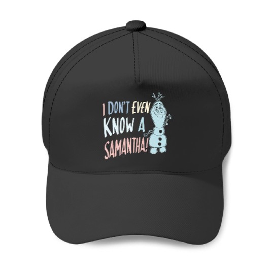 disney frozenss 2 Olaf I Dont Even Know A Samantha Tank Top Baseball Caps